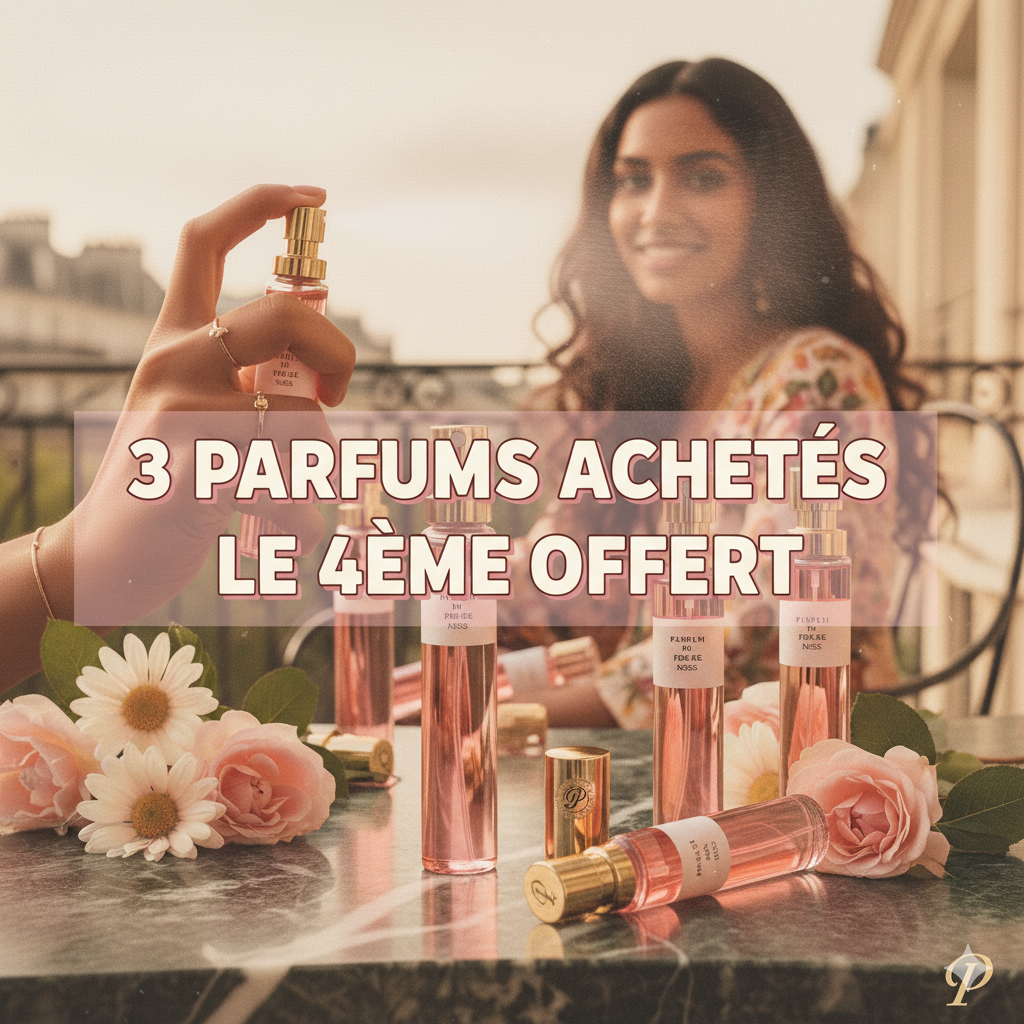 offre parfum femme - 3 achete 4 eme offert